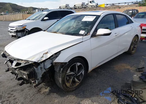 2023 Hyundai Elantra Hybrid Limited z USA, uszkodzony, nr VIN KMHLN4AJ3PU065341